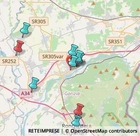 Mappa Via Luigi Spazzapan, 34072 Gradisca d'Isonzo GO, Italia (4.1825)