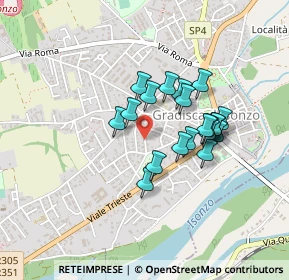 Mappa Via Luigi Spazzapan, 34072 Gradisca d'Isonzo GO, Italia (0.3345)