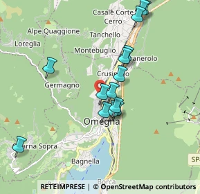 Mappa Via Ing. Emilio Lagostina, 28887 Omegna VB, Italia (1.862)
