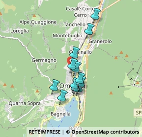 Mappa Via Ing. Emilio Lagostina, 28887 Omegna VB, Italia (1.35667)