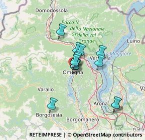 Mappa Via Ing. Emilio Lagostina, 28887 Omegna VB, Italia (9.48769)