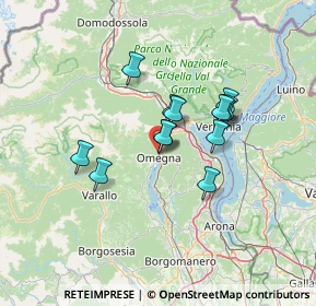 Mappa Via Ing. Emilio Lagostina, 28887 Omegna VB, Italia (9.99923)