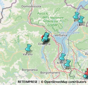 Mappa Via Ing. Emilio Lagostina, 28887 Omegna VB, Italia (17.84231)