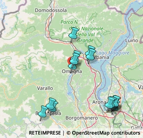 Mappa Via Ing. Emilio Lagostina, 28887 Omegna VB, Italia (16.76333)
