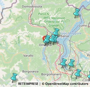 Mappa Via Ing. Emilio Lagostina, 28887 Omegna VB, Italia (18.06364)