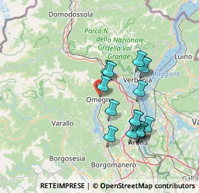 Mappa Via Ing. Emilio Lagostina, 28887 Omegna VB, Italia (13.01125)