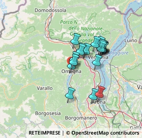 Mappa Via Ing. Emilio Lagostina, 28887 Omegna VB, Italia (10.592)