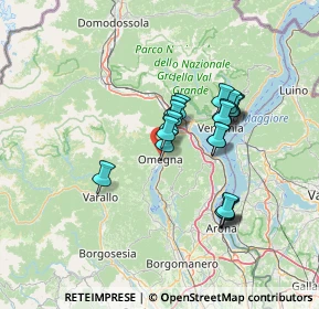 Mappa Via Ing. Emilio Lagostina, 28887 Omegna VB, Italia (11.0265)