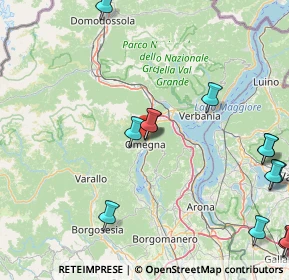 Mappa Via Ing. Emilio Lagostina, 28887 Omegna VB, Italia (22.00923)