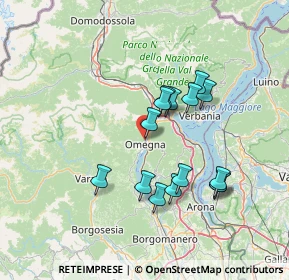 Mappa Via Ing. Emilio Lagostina, 28887 Omegna VB, Italia (12.484)
