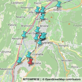 Mappa Via Giovanni Canestrini, 38068 Rovereto TN, Italia (1.85813)