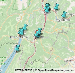 Mappa Via Bianca Laura Saibanti, 38068 Rovereto TN, Italia (16.185)
