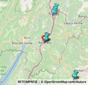 Mappa Via Bianca Laura Saibanti, 38068 Rovereto TN, Italia (26.59273)