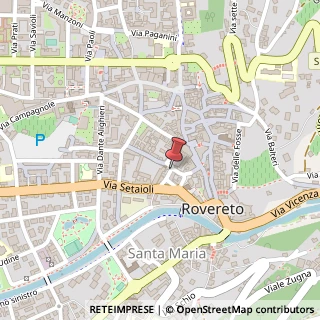 Mappa Piazza Damiano Chiesa, 7, 38068 Rovereto, Trento (Trentino-Alto Adige)