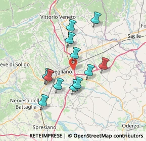 Mappa 31020 San Vendemiano TV, Italia (6.11417)