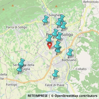 Mappa Via Verizzo, 31053 Pieve di Soligo TV, Italia (1.75615)