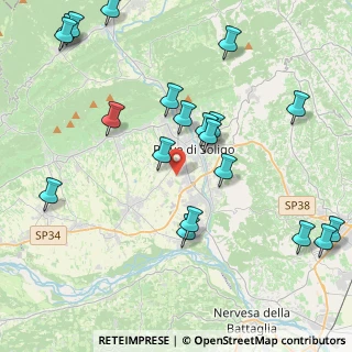 Mappa Via Verizzo, 31053 Pieve di Soligo TV, Italia (4.9315)