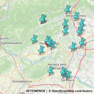 Mappa Via Verizzo, 31053 Pieve di Soligo TV, Italia (9.075)