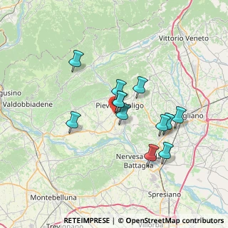Mappa Via Verizzo, 31053 Pieve di Soligo TV, Italia (5.75417)
