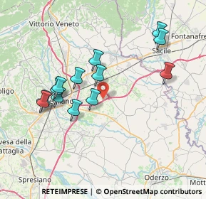 Mappa Via Palù, 31020 San Fior TV, Italia (7.06846)