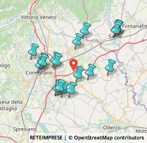 Mappa Via Palù, 31020 San Fior TV, Italia (6.72684)