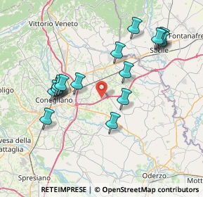 Mappa Via Palù, 31020 San Fior TV, Italia (7.6425)