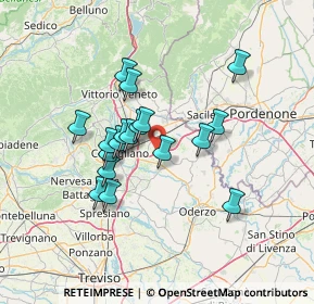 Mappa Via Palù, 31020 San Fior TV, Italia (11.22333)