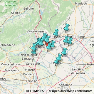 Mappa Via Palù, 31020 San Fior TV, Italia (9.53313)