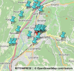 Mappa Via Saibanti, 38068 Rovereto TN, Italia (1.742)