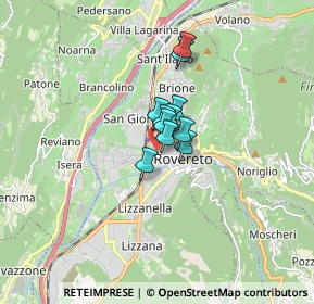 Mappa Via Saibanti, 38068 Rovereto TN, Italia (0.76)
