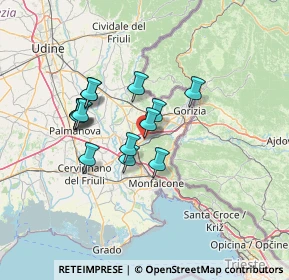 Mappa Via Ulderico della Torre, 34072 Gradisca d'Isonzo GO, Italia (10.665)