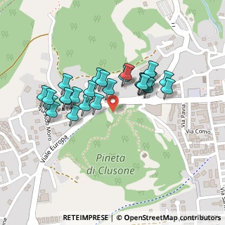 Mappa Via Gusmini, 24023 Clusone BG, Italia (0.18519)
