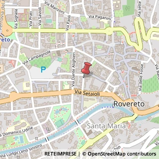 Mappa Via Negrelli, 1, 38068 Rovereto, Trento (Trentino-Alto Adige)
