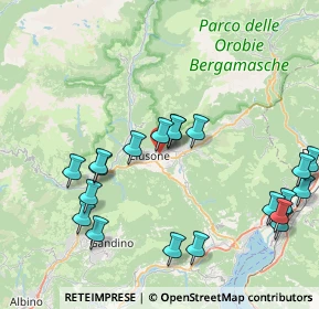Mappa Via Gorizia, 24023 Clusone BG, Italia (9.0605)