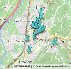 Mappa Via Dante Alighieri, 38068 Rovereto TN, Italia (0.49706)