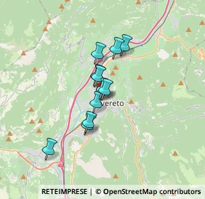 Mappa Via Dante Alighieri, 38068 Rovereto TN, Italia (2.28545)
