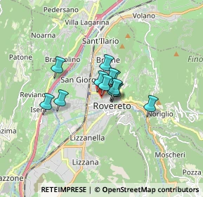 Mappa Via Dante Alighieri, 38068 Rovereto TN, Italia (0.92)