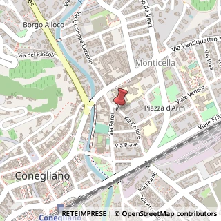 Mappa Via Cadore, 5, 31020 Conegliano, Treviso (Veneto)
