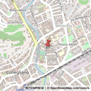 Mappa Via Francesco Fenzi, 13, 31015 Conegliano, Treviso (Veneto)