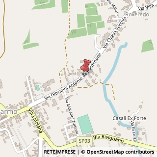 Mappa Via Giovanni Antonio da Pordenone,  29, 33030 Varmo, Udine (Friuli-Venezia Giulia)