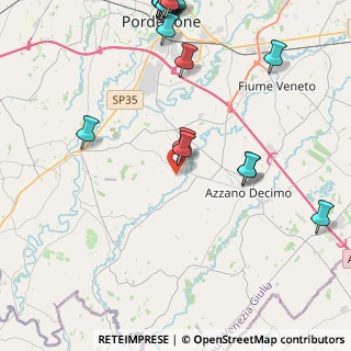 Mappa Via Piave, 33082 Azzano Decimo PN, Italia (6.0545)