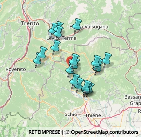 Mappa Via Ponte maso, 36040 Valdastico VI, Italia (11.361)