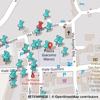 Mappa Piazza Manzù, 24023 Clusone BG, Italia (0.07407)
