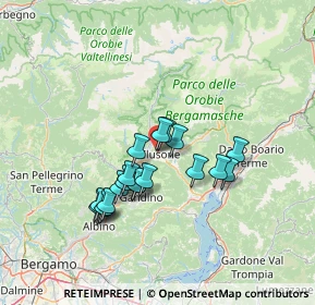 Mappa Piazza Manzù, 24023 Clusone BG, Italia (11.54316)