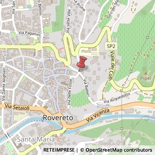 Mappa Via Balteri, 2, 38068 Rovereto, Trento (Trentino-Alto Adige)