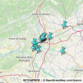 Mappa Via Undici Febbraio, 31015 Conegliano TV, Italia (3.72083)