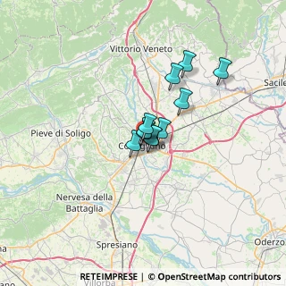 Mappa Via Undici Febbraio, 31015 Conegliano TV, Italia (3.65636)