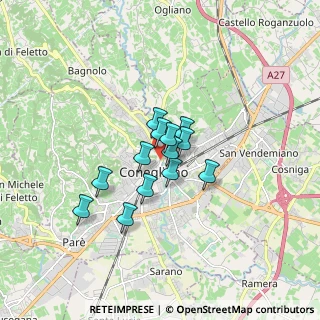 Mappa Via XI Febbraio, 31015 Conegliano TV, Italia (1.04692)
