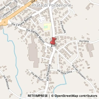 Mappa Via Daniele Manin, 68, 33080 Prata di Pordenone, Pordenone (Friuli-Venezia Giulia)