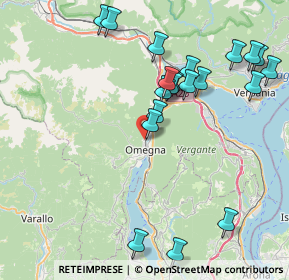 Mappa Vicolo Cantone, 28887 Omegna VB, Italia (8.7735)